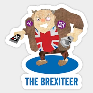 THE BREXITEER - BREXIT-SUPPORTING EURO-SCEPTIC Sticker